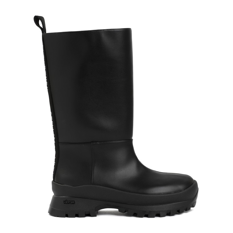 ロングブーツ STELLA McCARTNEY Black Alter Mat Tubo Trace Boots Stella Mccartney Black Alter-Leather Trace Tubo | THE LIST