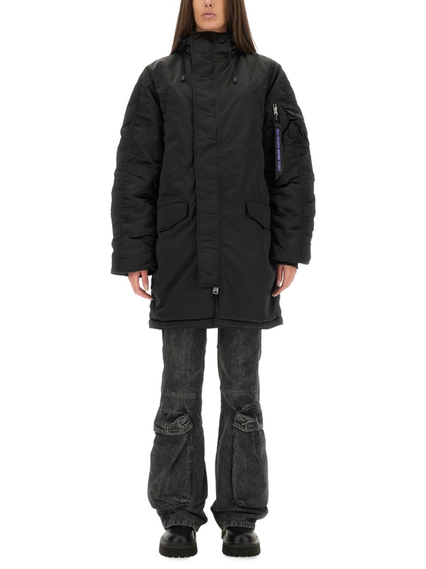 Alpha Industries "n-3b" Long Bomber Jacket
