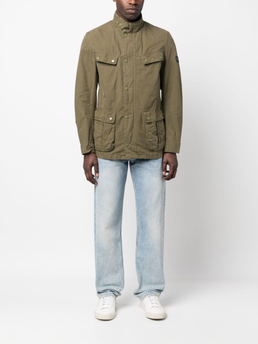 Shop Barbour Summer Wash Duke Jacket In Green