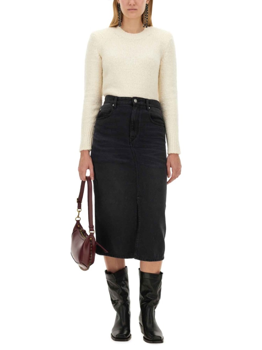 Isabel Marant Kalo Sweater In Neutral