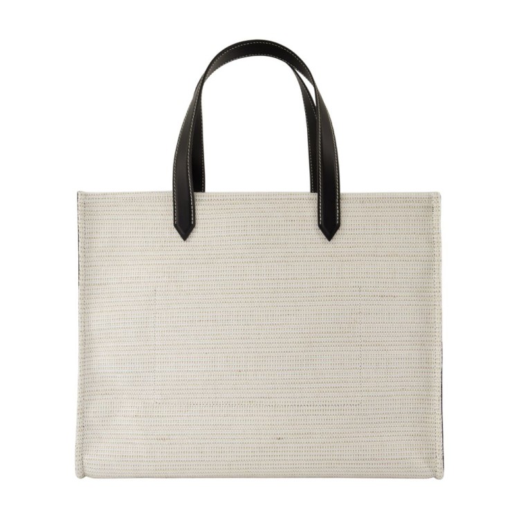 トートバッグ B-Army Medium Shopper Bag - Balmain - Raffia - Neutral/Black Balmain B-Army Medium Shopper Bag - Balmain - Raffia