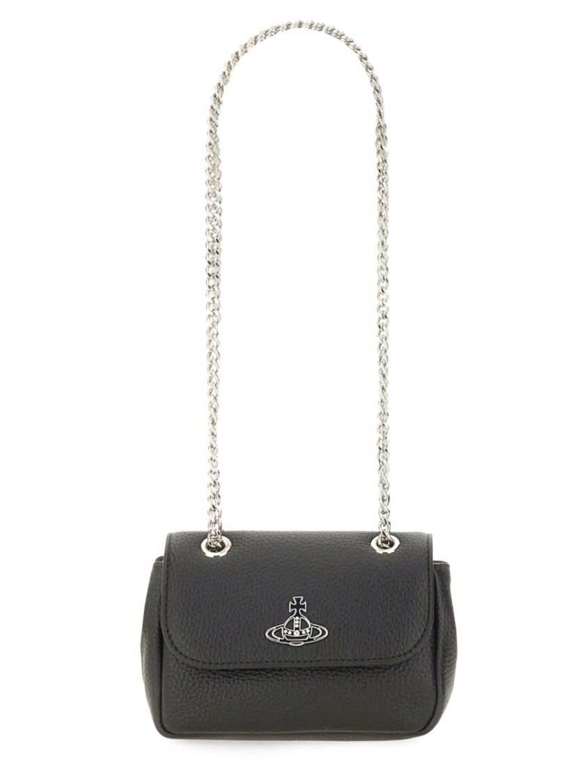 Vivienne Westwood Small Chain Bag In Black