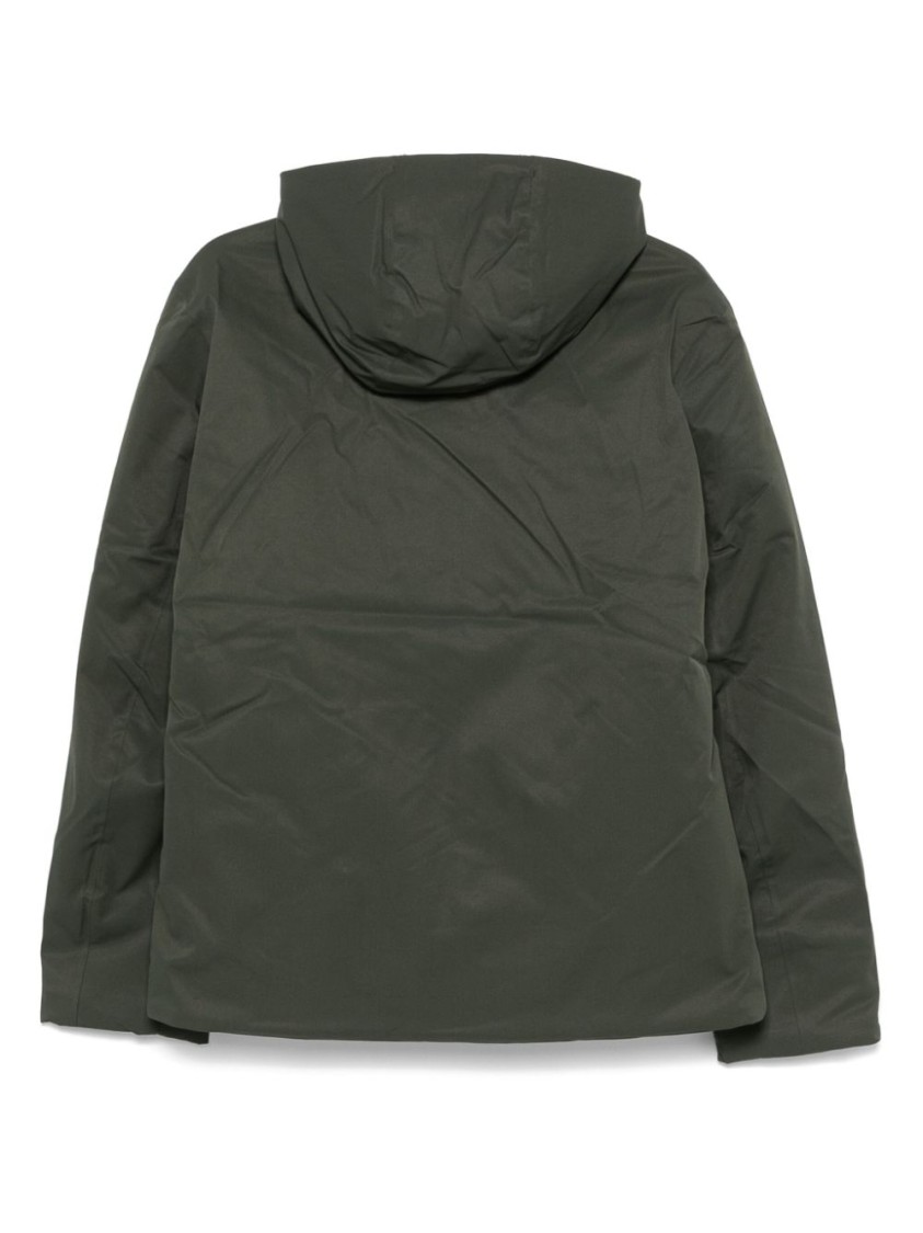 K-way Jacko Twill Marmotta Jacket In Green