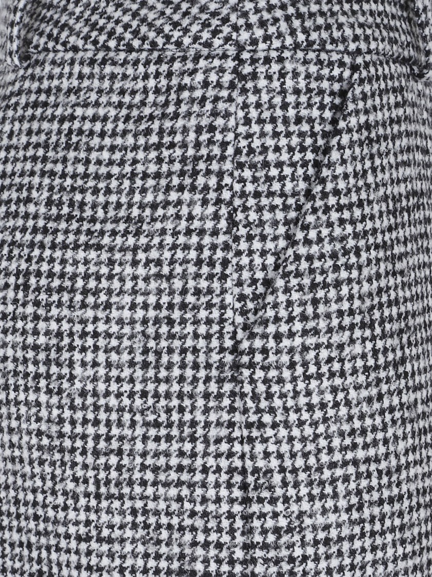 Ermanno Scervino Classic Houndstooth Midi Skirt | THE LIST