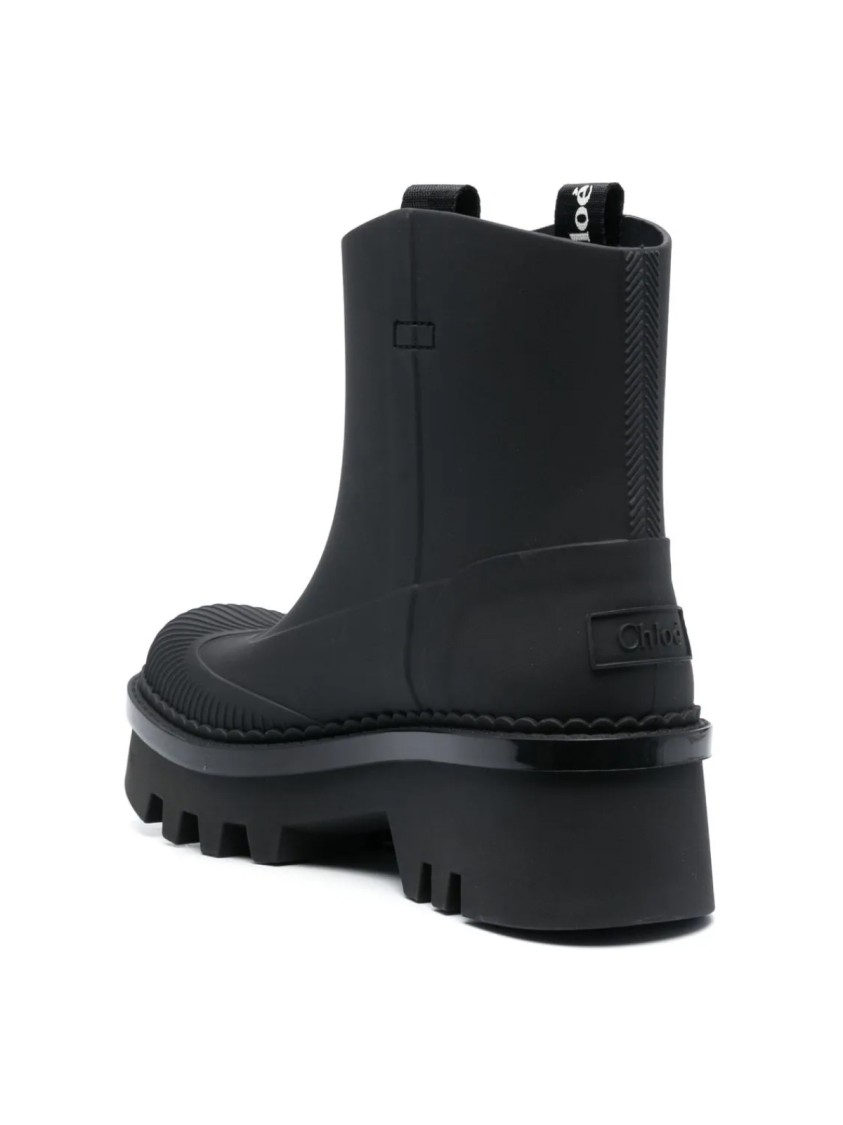 Chloé Raina Rain Boots In Black