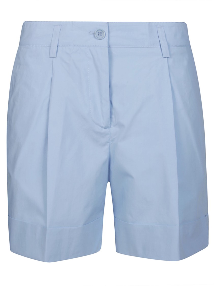 ショートパンツ Parosh Pleated Tailored Shorts With Folded Cuffs P.a.r.o.s.h Parosh Pleated Tailored Shorts With Folded Cuffs