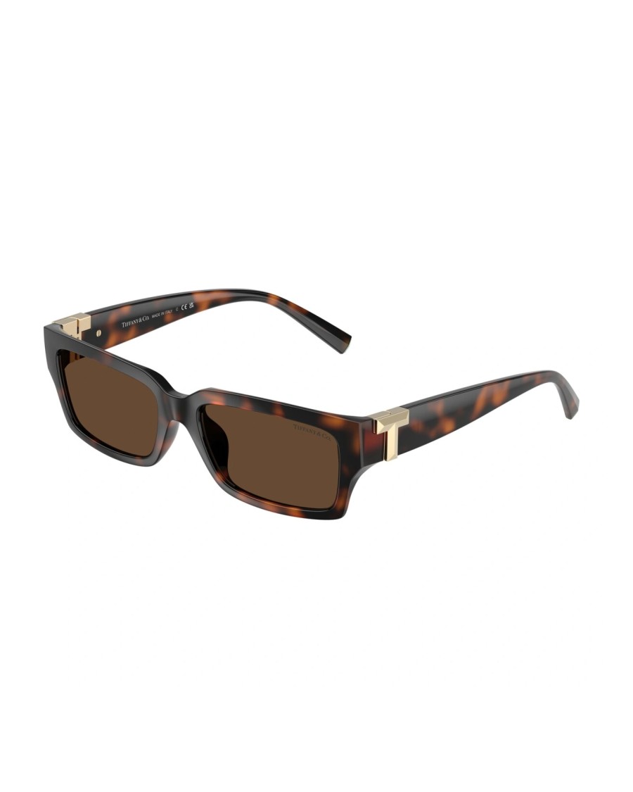 Tiffany & Co . Havana Frame Sunglasses With Light Brown Lenses In Brown