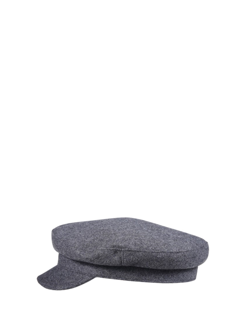 Roger Vivier Rv Broche Sailor Cap In Gray