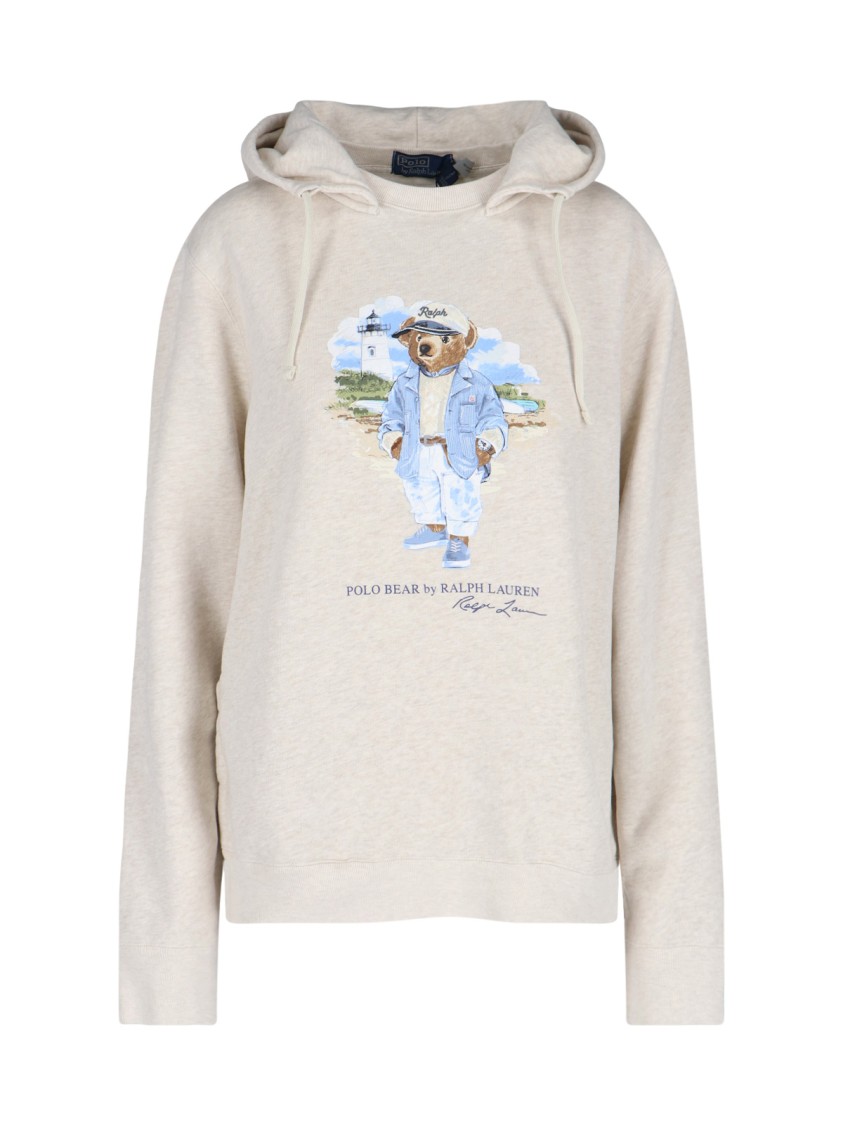 Polo Ralph Lauren "polo Bear" Hoodie – Off-white