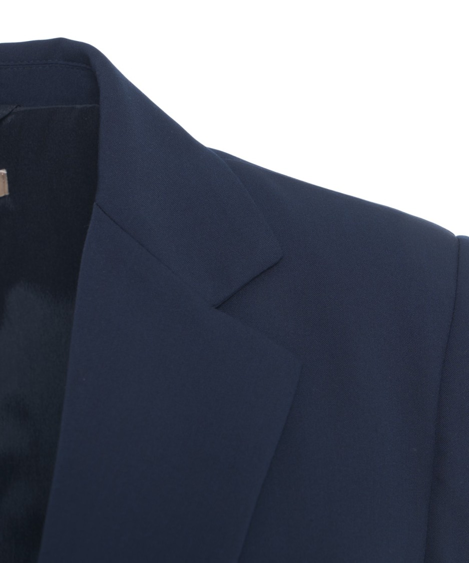LIU •JO LIU JO TAILORED FITTED BLAZER WITH NOTCHED LAPELS