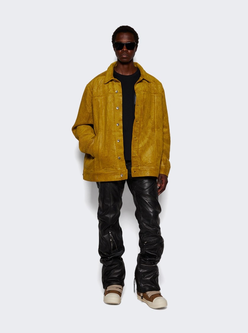 Rick Owens Drkshdw Drkshdw By Rick Owens Jumbo Worker Jacket Ochre