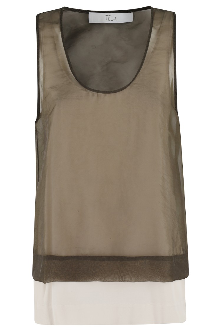Shop Tela Tetris Top In Green