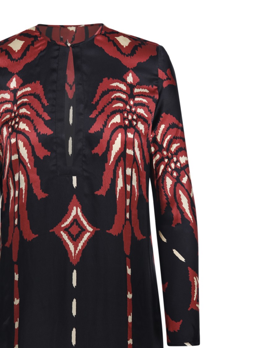 Shop Johanna Ortiz Relics Of Wisdom Tunic Dress In Black