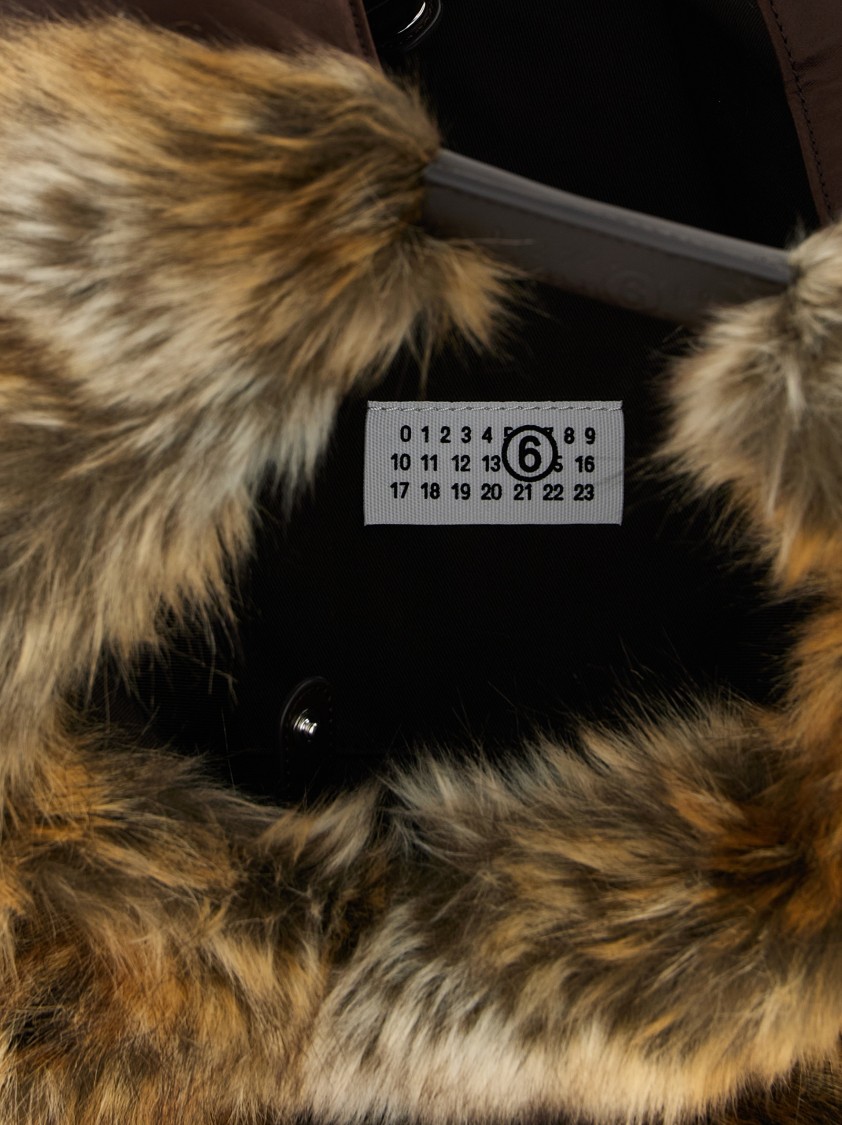 Mm6 Maison Margiela 'japanese Classic' Shoulder Bag In Brown