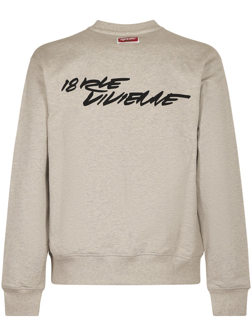 Kenzo Relaxed Fit Futura Classic Sweatshirt With Vibrant Graphic In Neutral