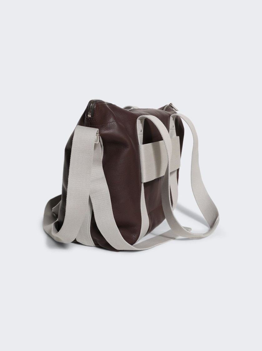 Rick Owens Trolley Bag Mahogany And Oyster In Brown
