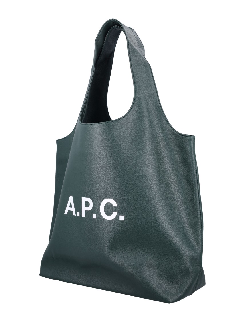 Apc A.p.c. Ninon Tote Bag In Green