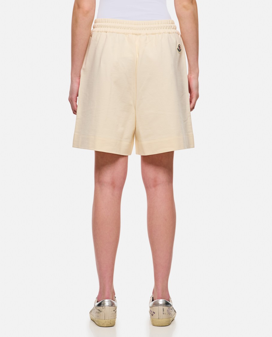 Moncler Outdoor Shorts Trousers Beige In Neutrals