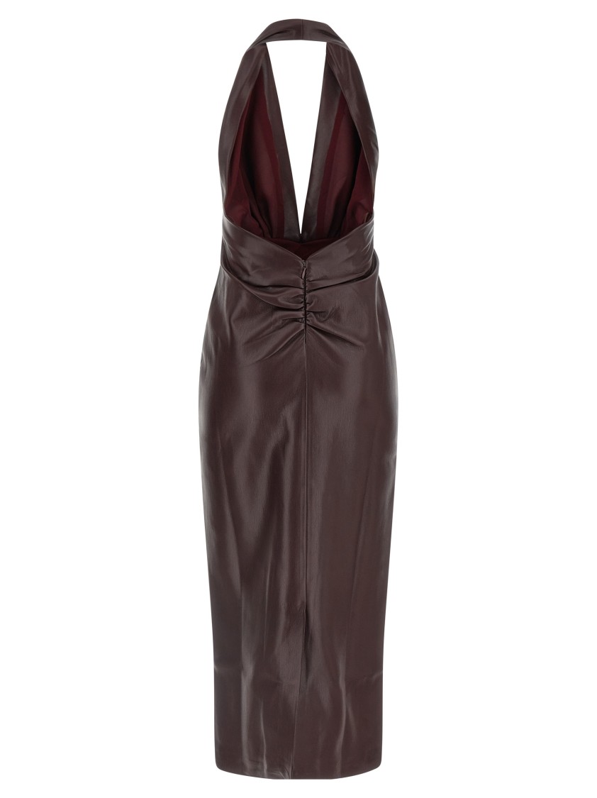 The Andamane 'zendaya' Dress In Brown
