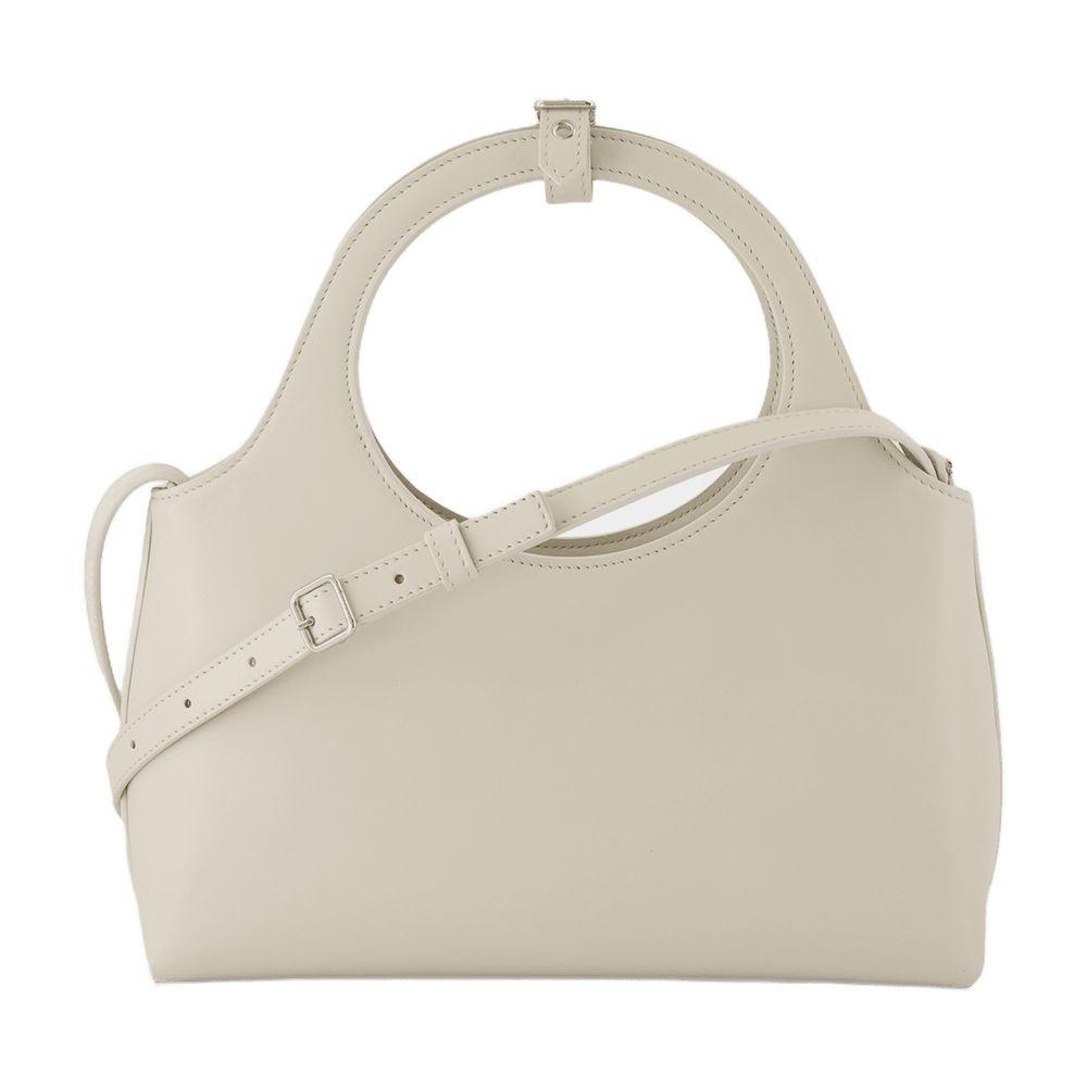 Shop Courrèges Holy Day Crossbody - Leather - White