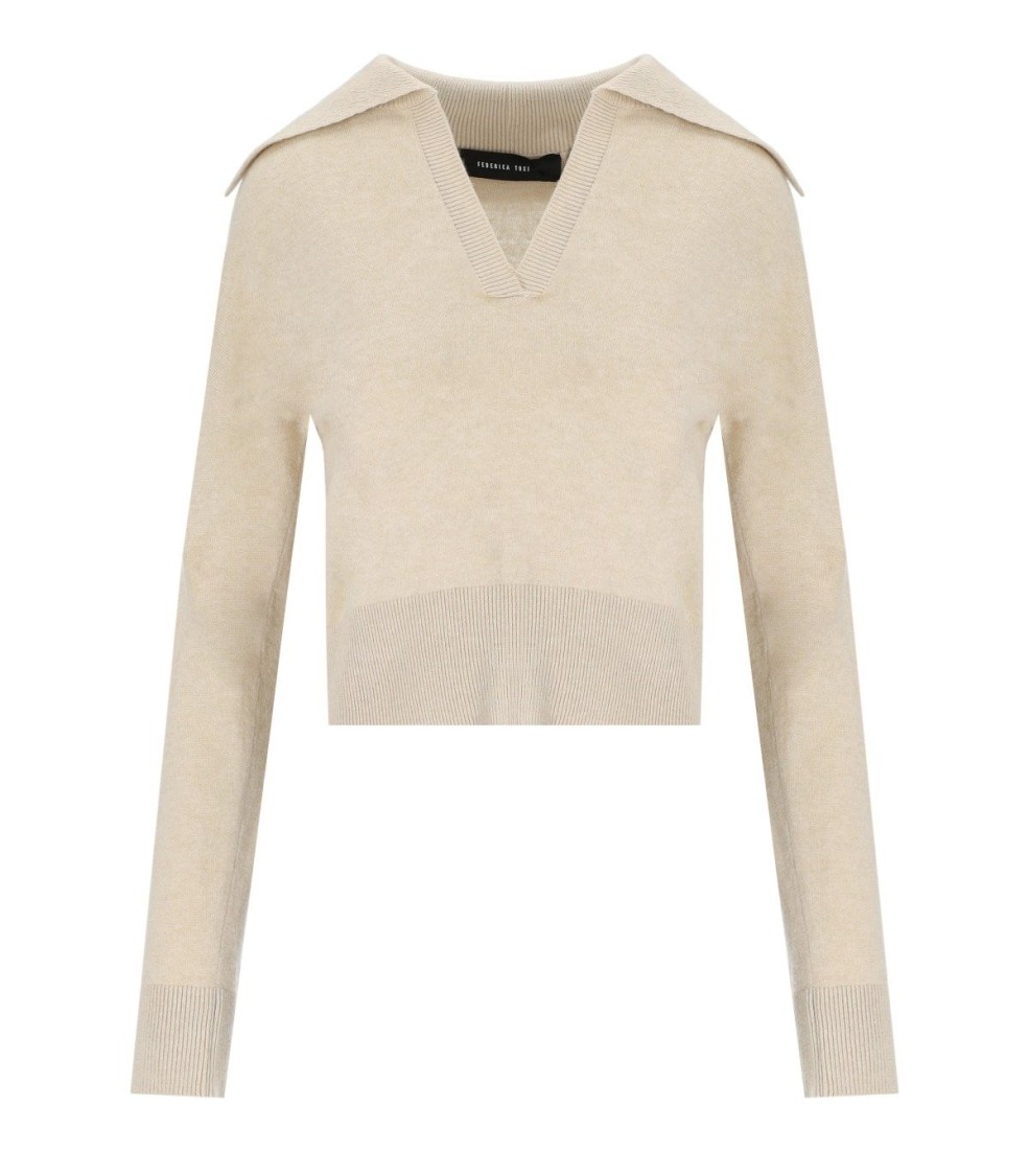FEDERICA TOSI FEDERICA TOSI BUTTER POLO JUMPER