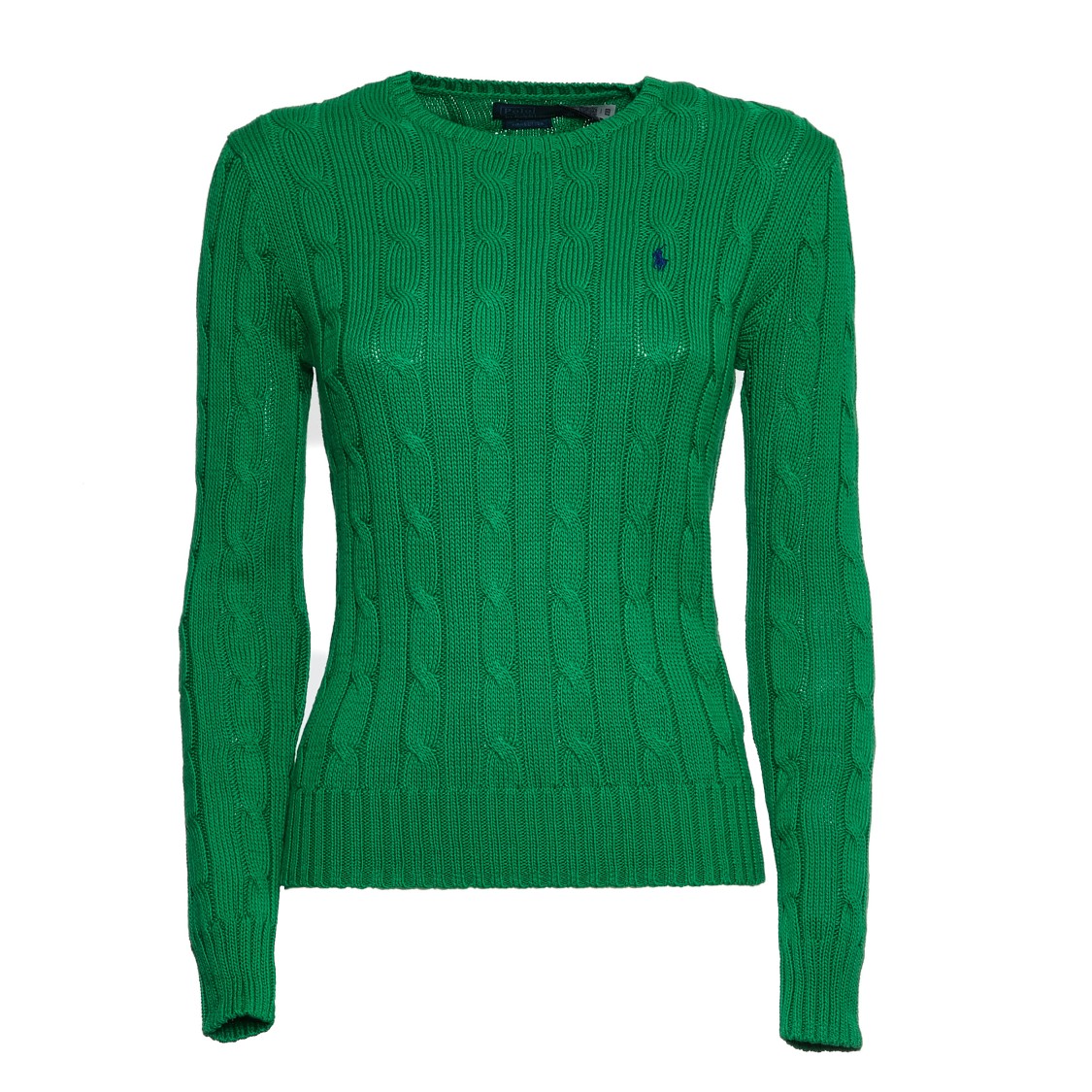 Polo Ralph Lauren Cable Knit Pullover With Contrasting Embroidered Logo