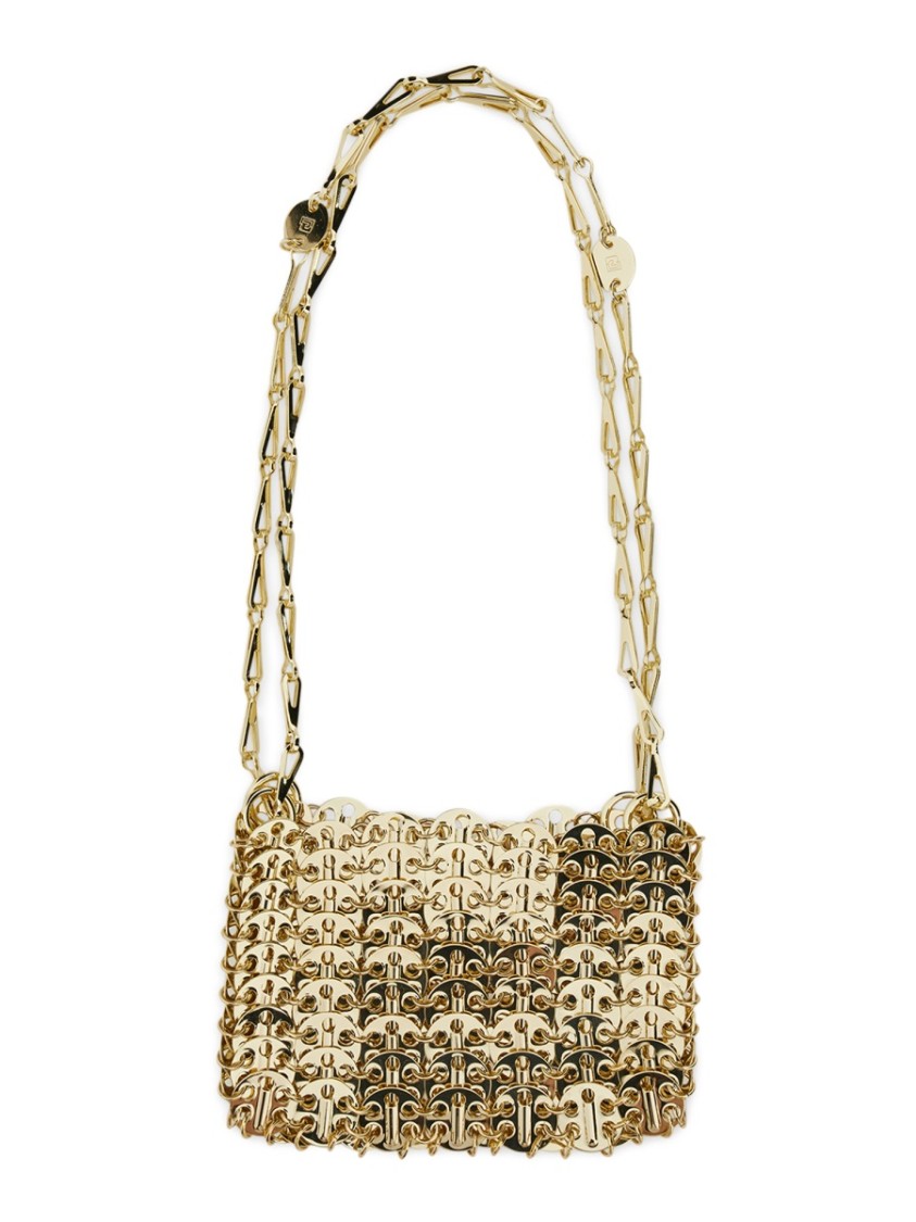 Rabanne Iconic 1969 Nano Bag In Gold