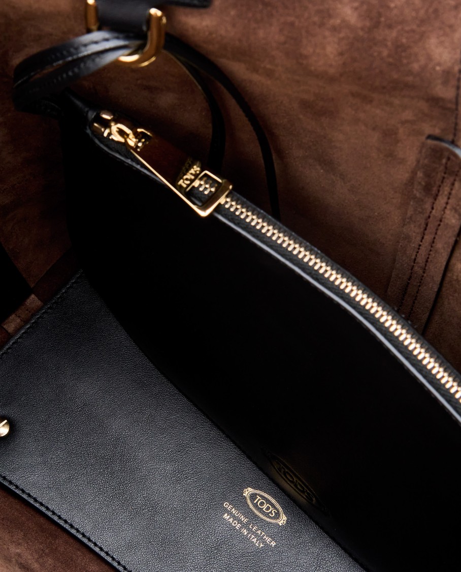 Tod's Black Ebr Bag In Black