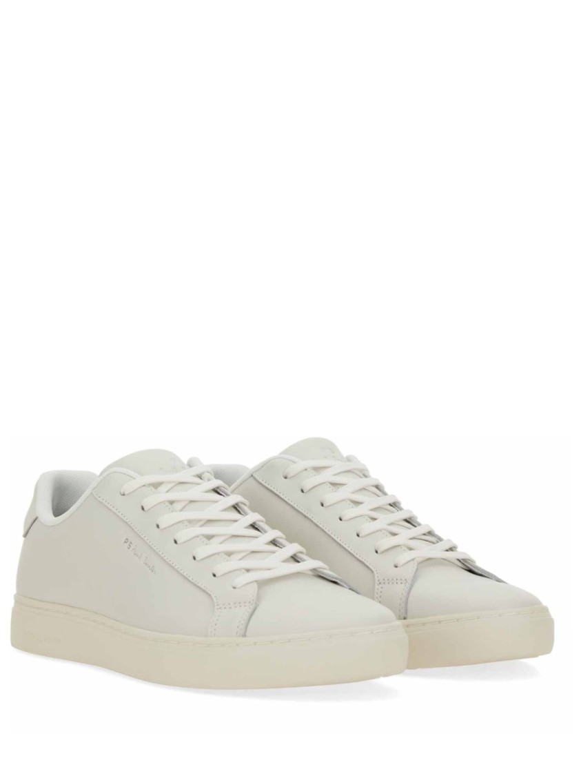 Shop Ps By Paul Smith Ps Paul Smith Cow Leather Sneakers With Striped Detail