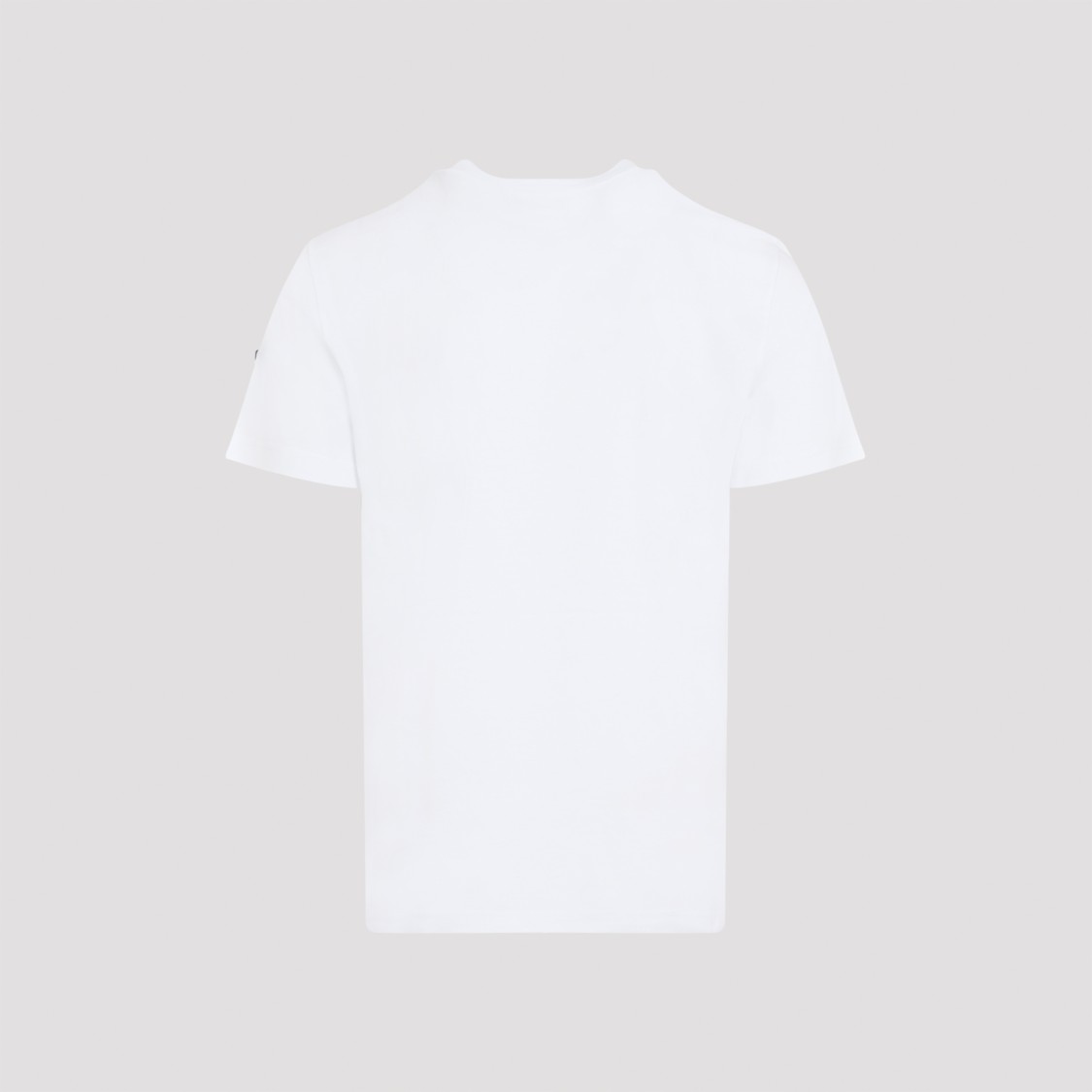 Shop Moncler White T-shirt With Bold Logo Print