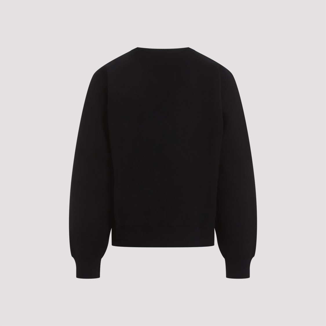 Shop Saint Laurent Oversize Sweatshirt In Black