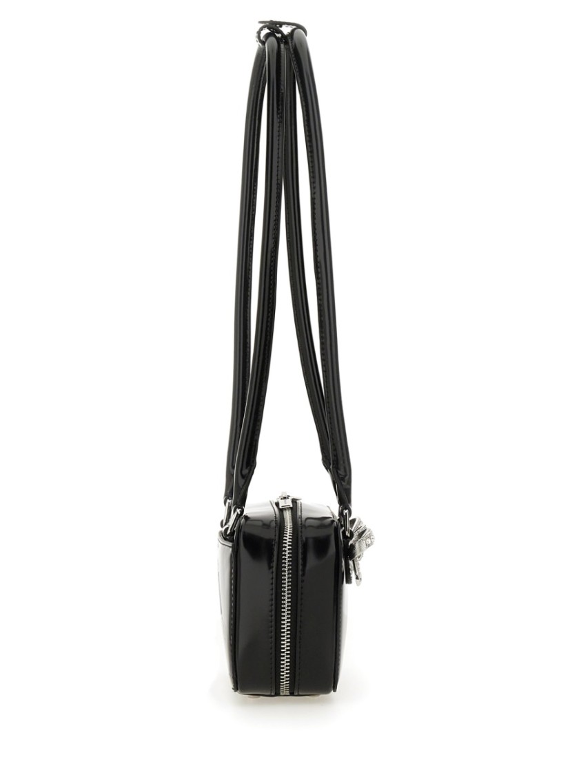 Shop Self-portrait Shoulder Bag. In Black