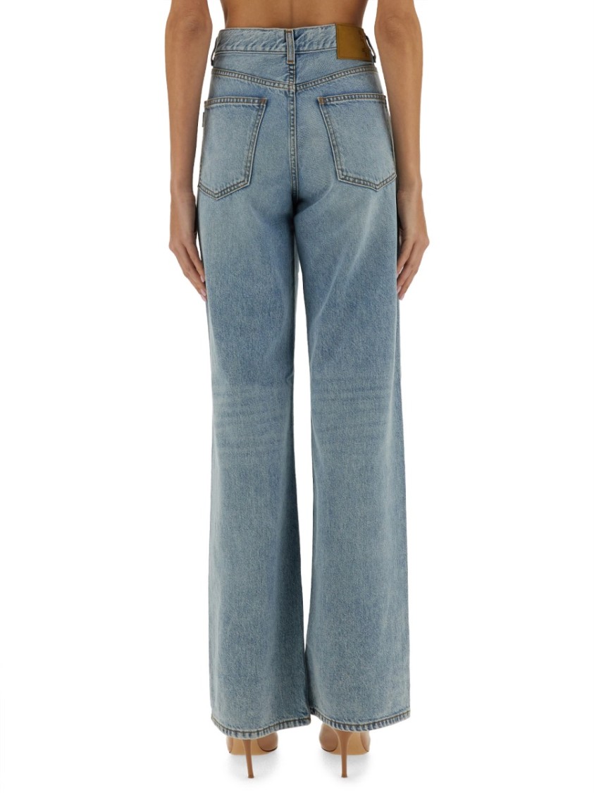 Shop Haikure "korea" Jeans In Blue