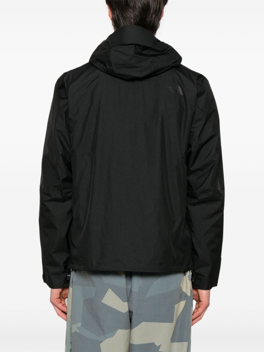 The North Face Nylon-finish Black Parka With Adjustable Drawstrings In Black