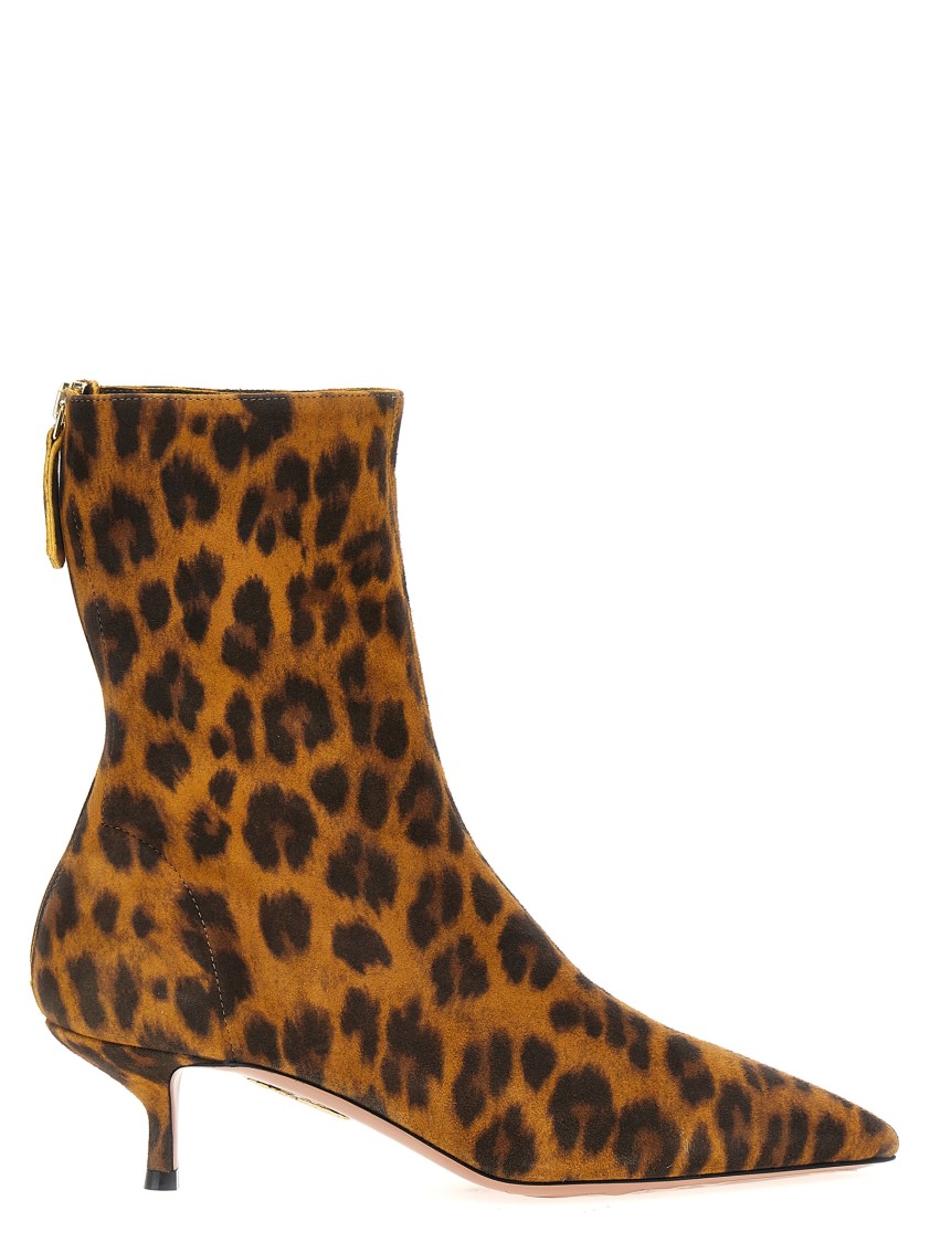 Aquazzura Leopard Print Montmartre Boot