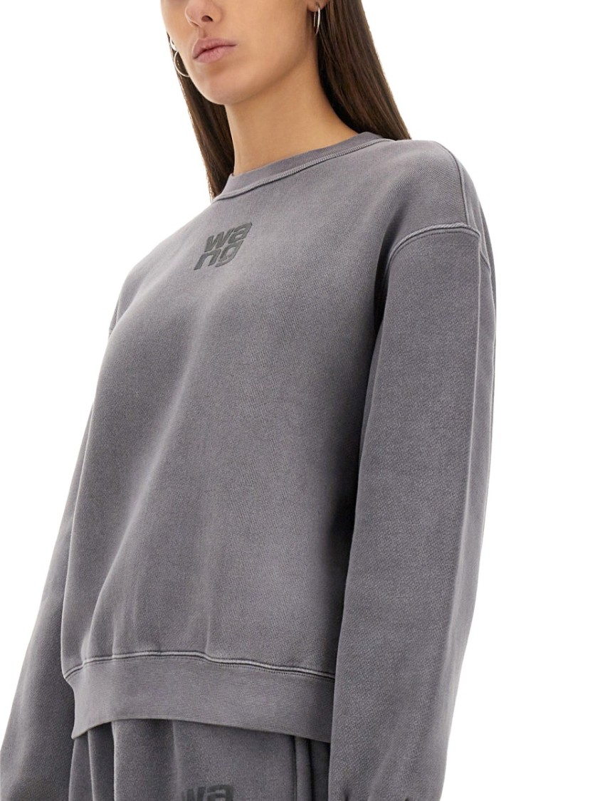 Alexander Wang T T By Alexander Wang Sweatshirts In Grey