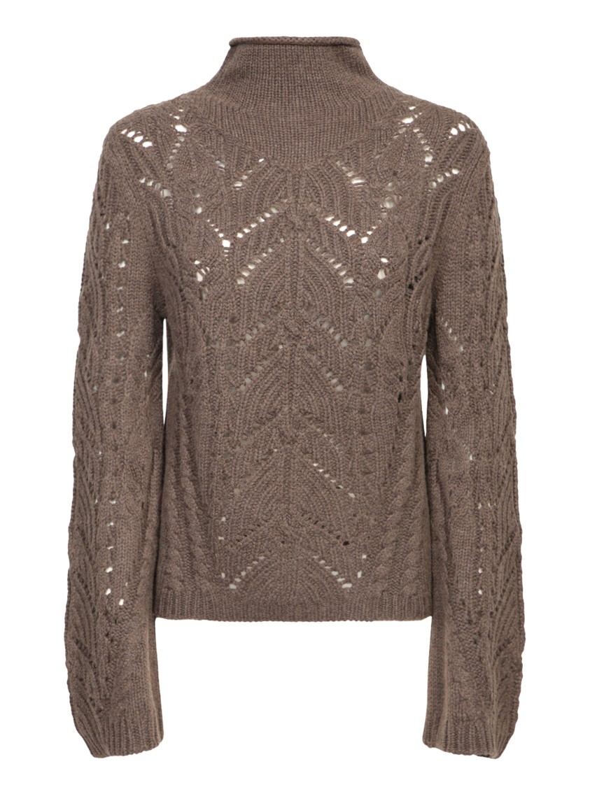 Shop Loulou Studio Beige Knitwear With Textured Pattern In Brown