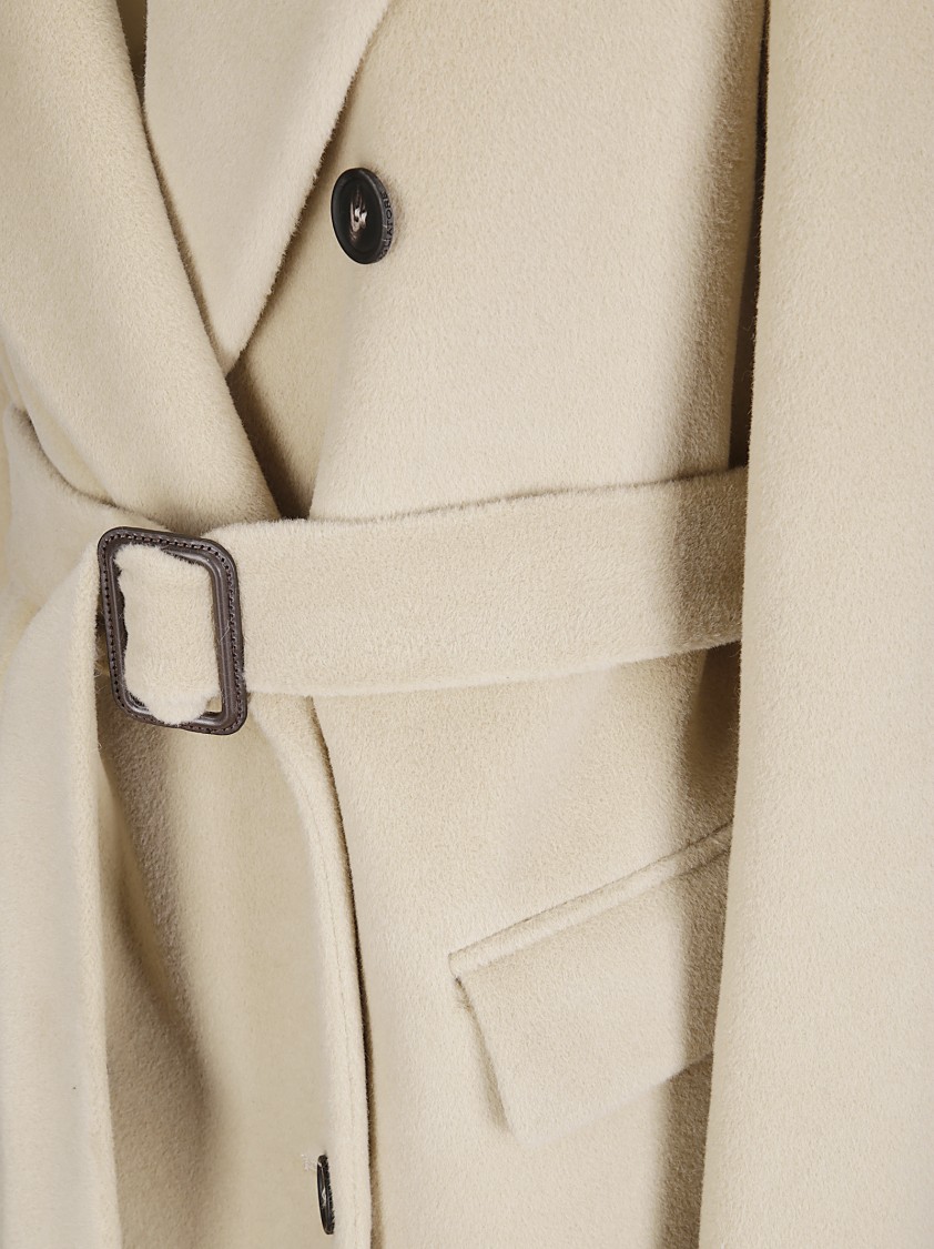 Tagliatore Jole/c Lined Coat In Neutral