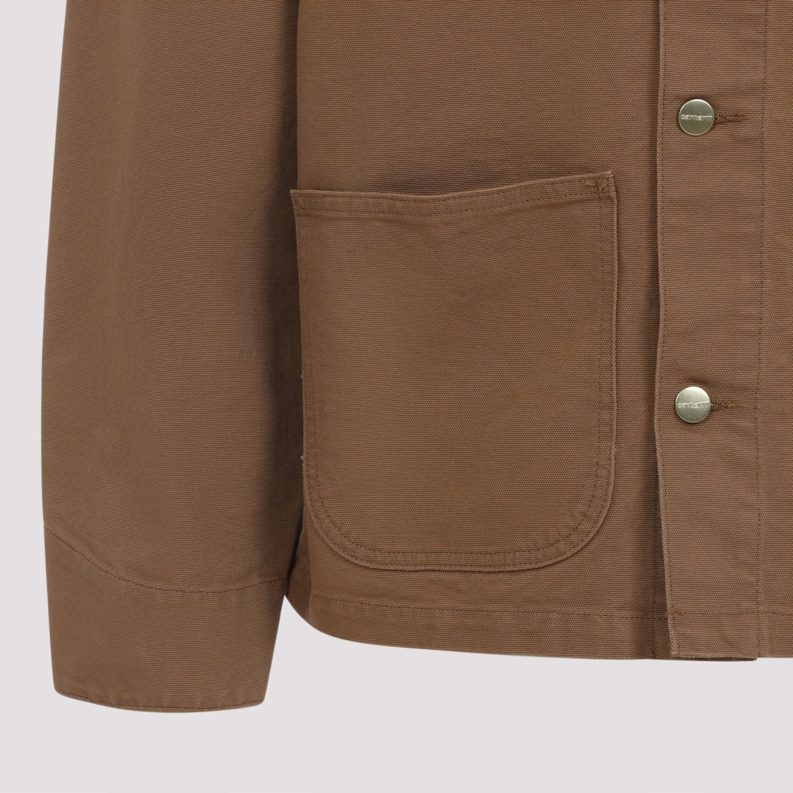 Carhartt Work In Progress Michigan Canvas Coat In Brown