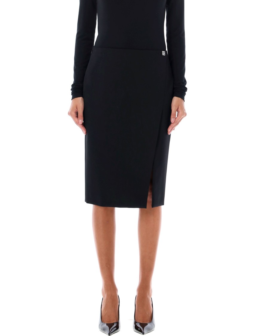 Givenchy Skirt With Open Side In Black
