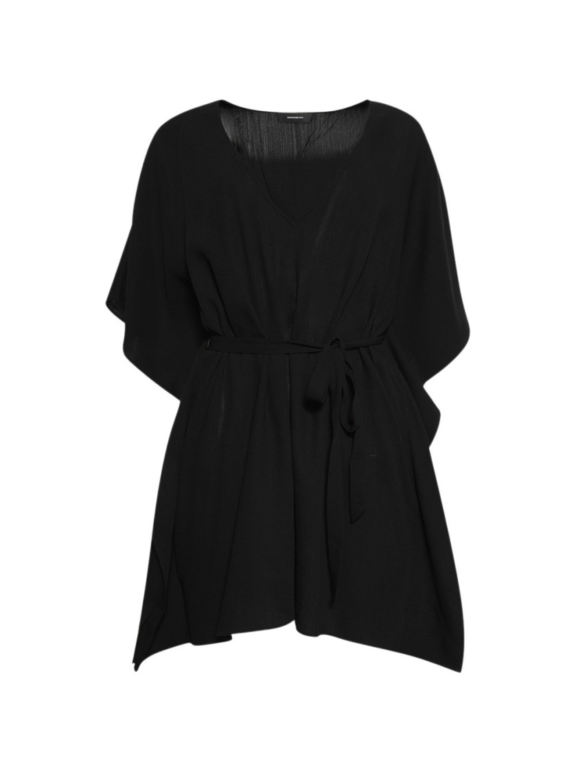 Wardrobe.nyc Kaftan Mini Dress In Black