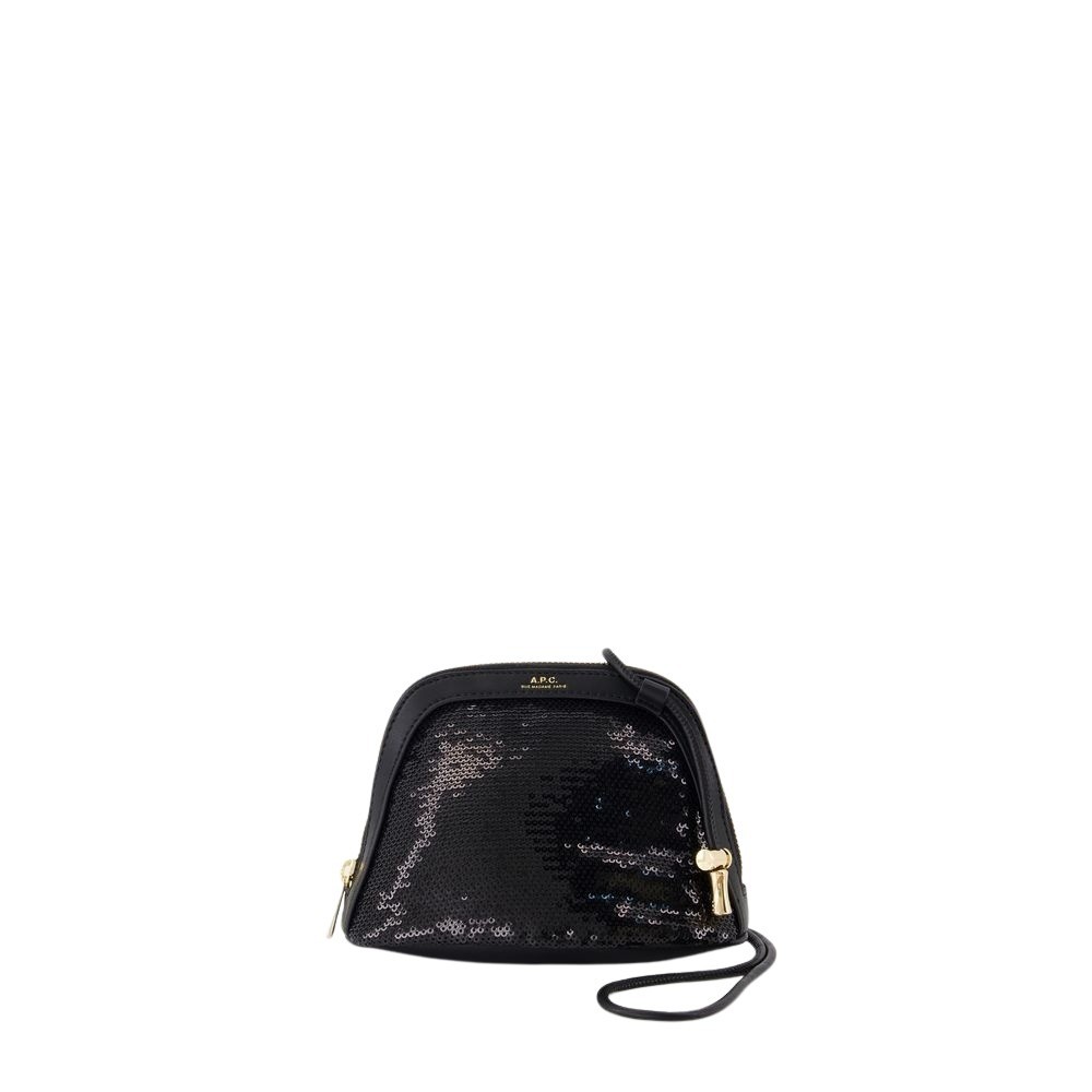 Apc A.p.c. Ninon Small Clutch In Black