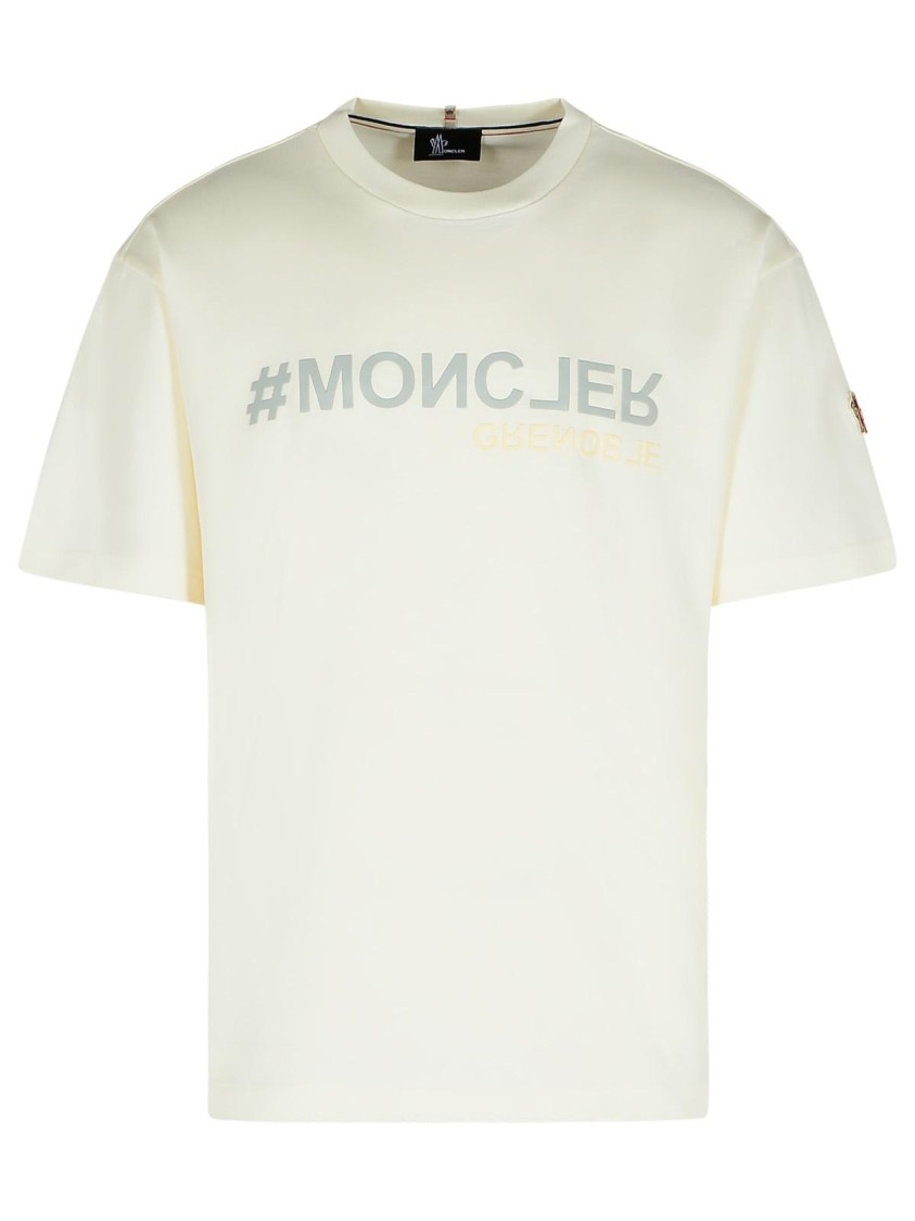 Moncler Grenoble White Cotton T-Shirt | THE LIST