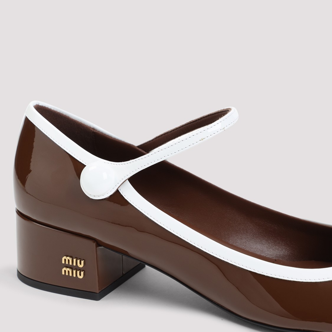 Shop Miu Miu Calf Leather Pumps In Grey