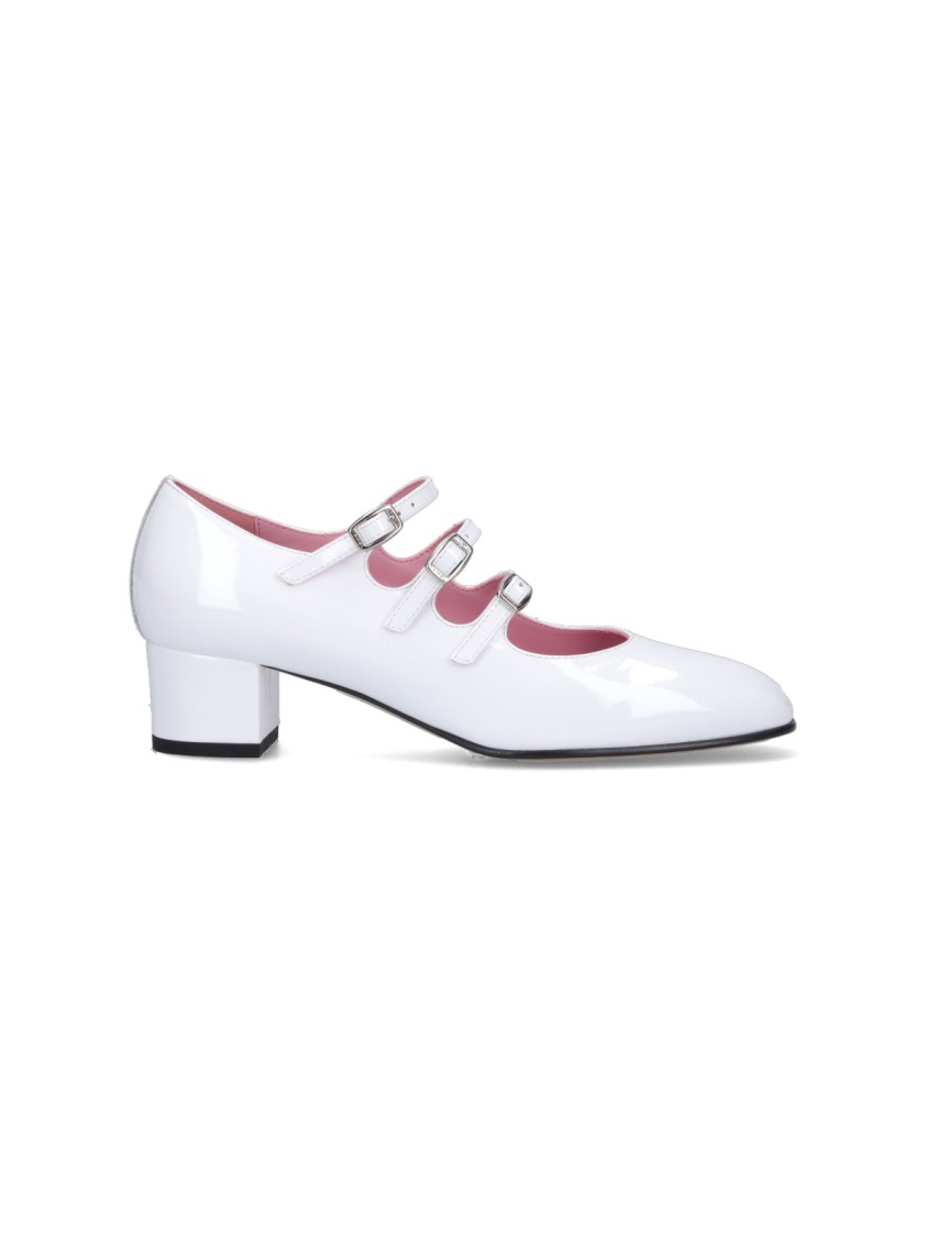 CAREL CAREL CAREL "KINA" BALLET FLATS – WHITE PATENT