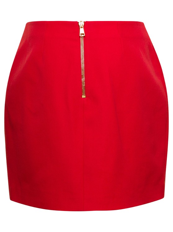 Balmain 4 Buttons Asymetric Short Skirt Mini | THE LIST