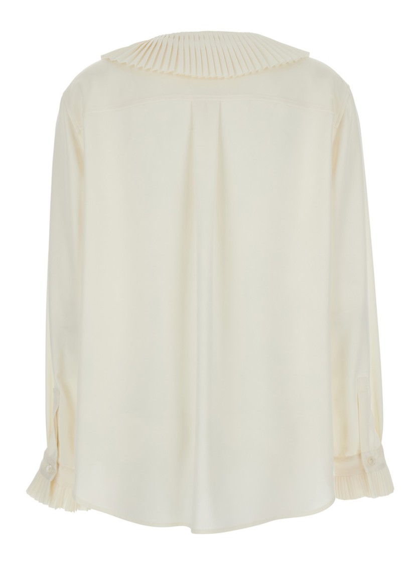 PHILOSOPHY DI LORENZO SERAFINI PHILOSOPHY DI LORENZO SERAFINI WHITE OVERSIZED SHIRT