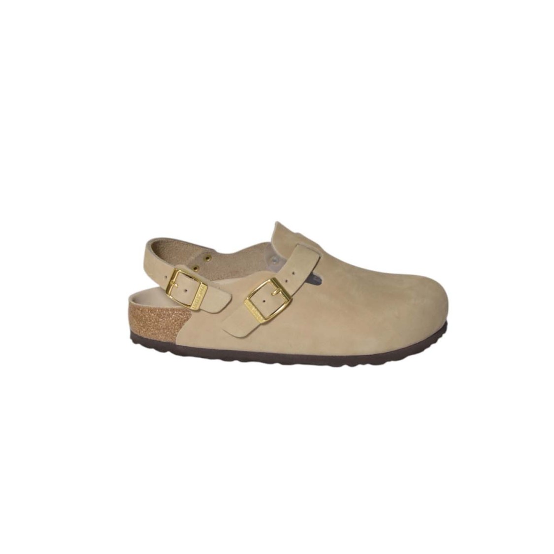 Birkenstock Sand Nubuck Leather Tokio Mules In Neutral