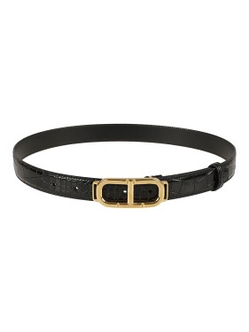ベルト Tom Ford Textured Calf Leather Belt With Polished Gold Tom Ford Textured Calf Leather Belt With Polished Gold