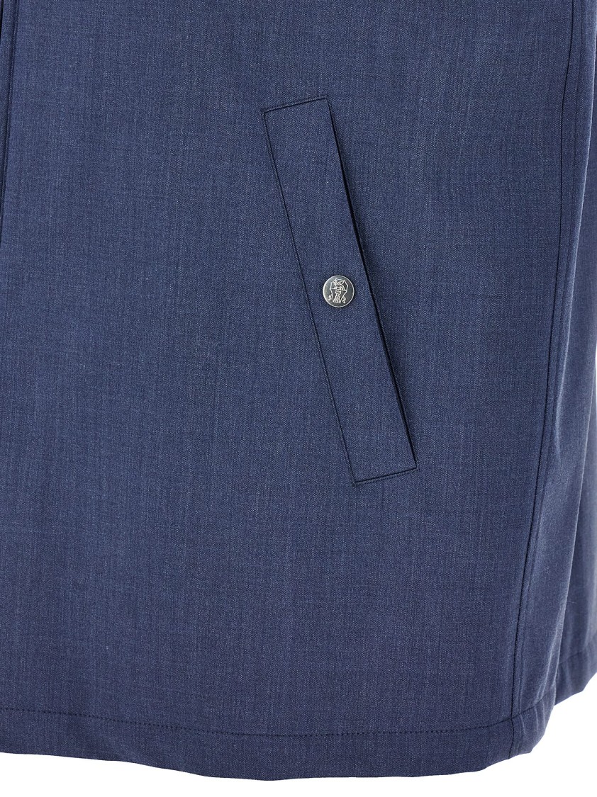 Brunello Cucinelli Wool Vest With Sleeveless Design And Button Accents